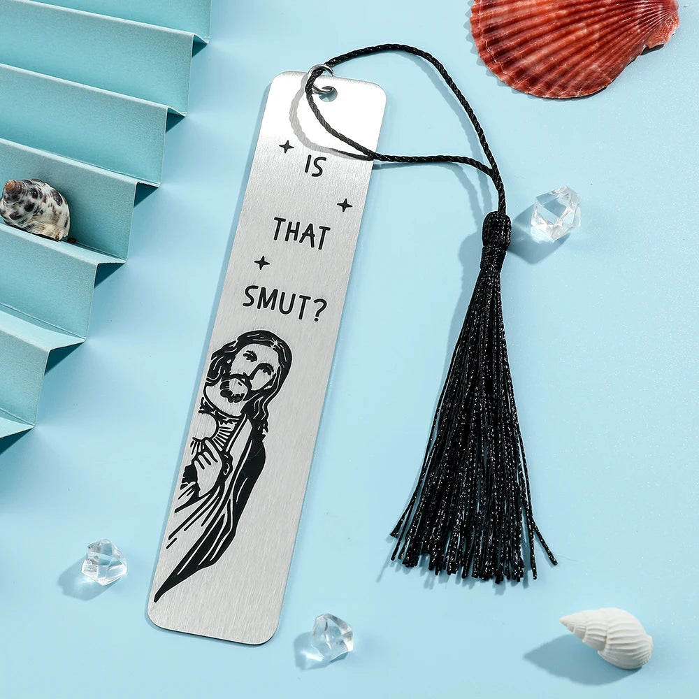Religious Stainless Steel Bookmarks with Charms，Durable Page Markers for Christians, Bible Readers & Gift - Givers