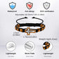 Crucifix Cross Beaded Bracelets for Men, Brown Wooden Bead Adjustable Woven Rosary Wristband,Religous Jewelry