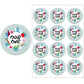 Happy Passover Jewish Holiday Stickers Labels Hebrew Celebration Stickers Flower Decoration