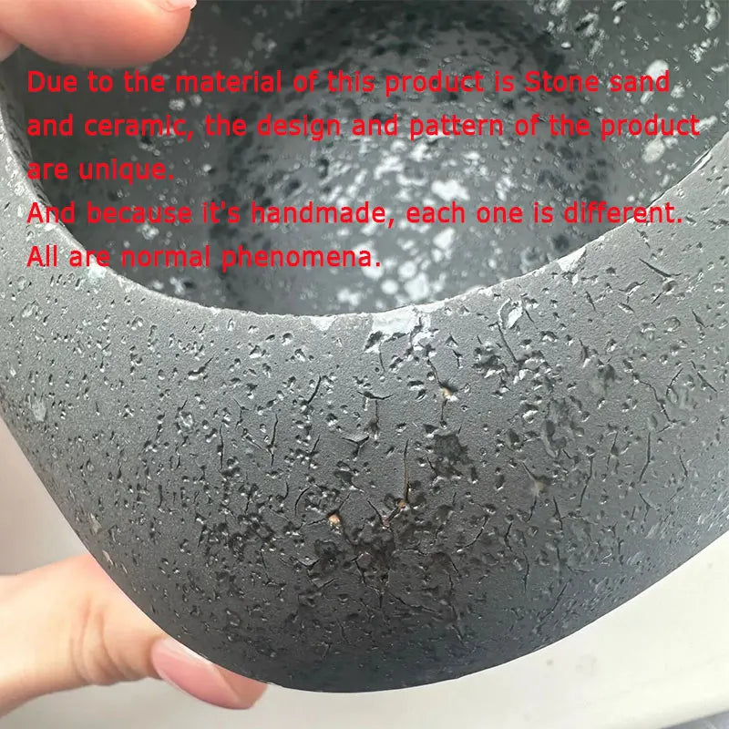 Creative Lotus Seedpod Ceramic Vase Zen Tea Table Desktop Japanese Ikebana Flower Arrangement Utensils Ceramic Stone Sand Decor