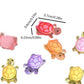 1000-100pcs Mini Resin Turtles Night Glow Turtle Figurines Multi-Function Glow in The Night Turtle Miniatures for Micro Landsca