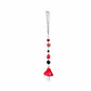 1Pcs Mushroom Car Hanging Ornament with Evil Eye Charms Black Red Mushroom Evil Eye Car Mirror Hanging Accessories