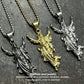 Vintage Jesus Pendant Necklace Stainless Steel Christian Religious Jewelry Hip Hop Religious Jewelry Gifts Wholesale For Unisex