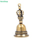 ♥Brass Tibetan Vajra Bell Pendant, Antique Finish Buddhist Bell Charm for Jewelry Making,Home Decor & Spiritual Blessing