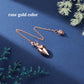 Silver Color Copper Metal Pendulum for Dowsing Divination Energy Reiki Healing Pointed Meditation Witch Spiritual Pendulos X092