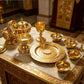 Gold Plated Orthodox Liturgical Communion Set Chalice Paten Spoon for Church Eucharist Service Christian Religious Supplies Deco