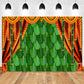Indian Traditional Photography Background Marigold Green Leaf Hindu Indian Wedding Holi Flowers Garland Anniversary Backdrops