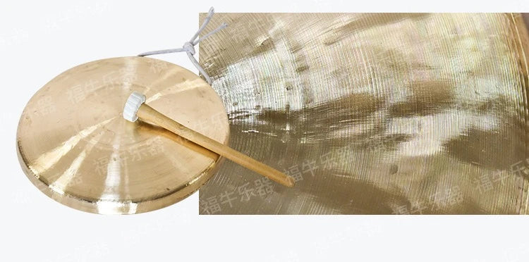 Copper Gong 16-80CM Handmade Gong Sound Healing Meditation Celebration Gongs Practice Cymbals Percussion Musical Instruments