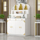 A  New Chinese Household Altar Incense Burner Table Economical Altar Three-Layer Heightening Buddha Shrine feng shui