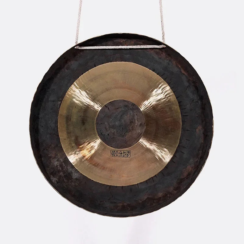 Percussion Musical Instruments Musical Instrument Crotalos Copper Gong Pure 60CM80cm Loud Copper Gong Meditation Accessories