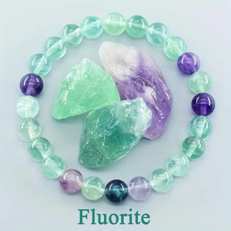 6/8mm Reiki Blue Apatite Bead Bracelet Men Women Natural Stone Blood Circulation Stimulate Enthusiasm Health Care Couple Jewelry