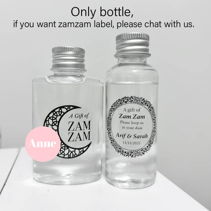 Zamzam Water Empty Plastic Bottle For Guest Refillable Portable Party Gift Hajj Umrah Mubarak Traval Container Makeup Dispenser
