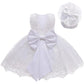 New Years Wedding Princess Dress For Girls Kid Vestidos Birthday One Year Dress Party Baptism Bow Clothes Christmas Costume 0-2Y