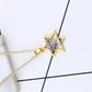 Star of David Necklace for Women Magan Hexagram Pendant Protection Amulet Jewish Jewelry Hanukkah Gift