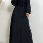 Hot Selle Simple Style Moroccan Dresses Kaftan Turkey Solid Color Gulf Abayas Islamic Women Long Dress Muslim Saudi Robe Ramadan
