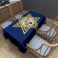 Happy Passover Rectangle Tablecloth Holiday Party Decor Jewish Pesach Seder Plate Star of David Table Cloth Passover Decorations