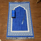 1set Islamic Prayer Mat With Rosary Beads Muslim The Spire Pattern Ramadan Prayer Mats Portable Travel Muslim Prayer Rugs Gift