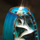 Waterfall Lucky Handcrafts Blue Backflow Incense Ceramic Aromatherapy Furnace Smell Aromatic