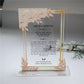 Bar Mitzvah Wedding Souvenir Gift for Guest,Custom Hebrew Print,Thick Acrylic &Base,Personal Prayer Hebrew Psalm of Thanks,10Pcs
