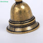 ♥Brass Tibetan Vajra Bell Pendant, Antique Finish Buddhist Bell Charm for Jewelry Making,Home Decor & Spiritual Blessing