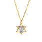 Star of David Necklace for Women Magan Hexagram Pendant Protection Amulet Jewish Jewelry Hanukkah Gift