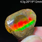 Natural Colorful Ethiopia Opal (Need In Water) Rare Gem Stone Mineral Healing Quartz Crystals Gemstone Shooting under lighting