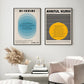 Retro Bauhaus Posters Islamic Prints Arabic Calligraphy Quran 99 Names of Allah Canvas Painting Wall Art Picture Home Room Decor