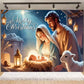 Birth of Jesus Background Party Decoration Supplies Merry Christmas Baby Shower Supplies Banner Backdrop Decor Photo Shoot Props