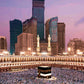 Islamic he Mosque Wall Art Canvas Prints Arbic Kaaba Al Masjid An Nabwi Islamic Canvas Poster Living Room Decor Paintings