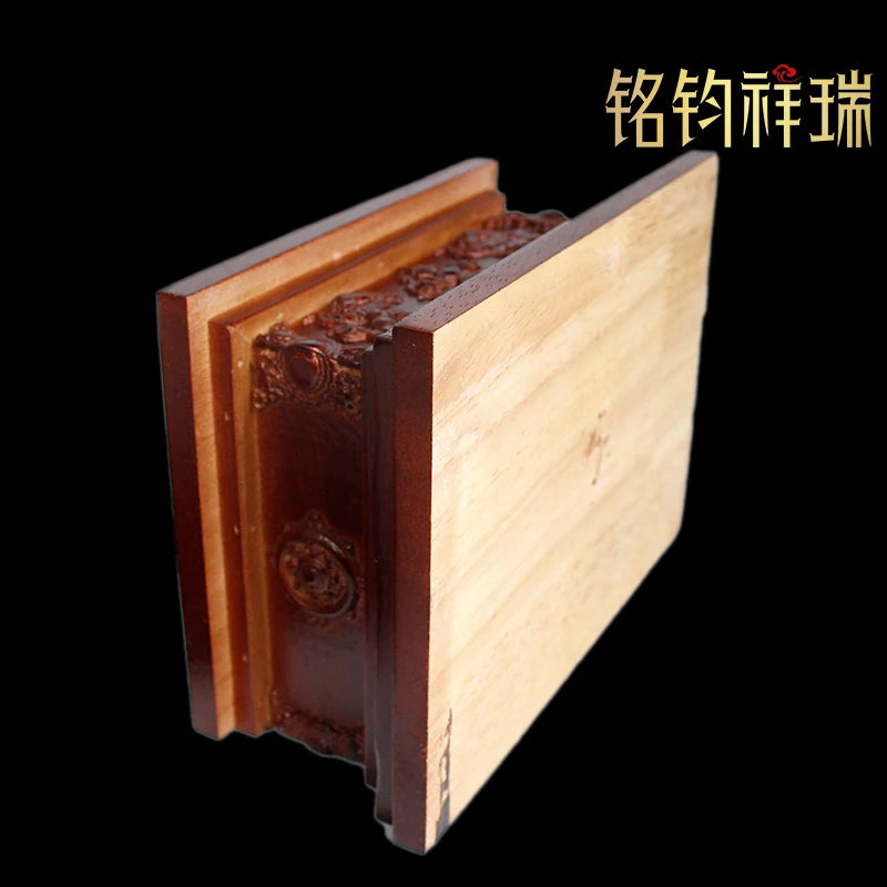 CZ Wood Shrine Carved Eight Auspicious Offerings Altar Buddha Altar Detachable Retro Ornament Buddha Statue Buddha Hall