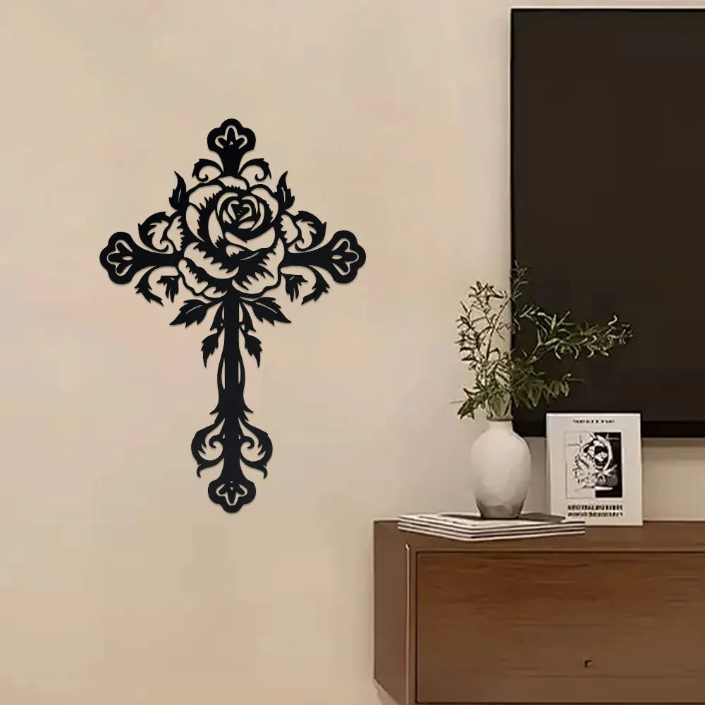Stunning Christian Wall Art Collection - Premium Metal Cross Wall Decor, Ideal Metal Cross Wall Crosses For Home Decor