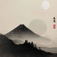 Modern Minimalist Chinese Style Zen Fishing Natural Scenery Poster Canvas Paintings Wall Art Pictures Office Home Decor