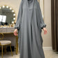 Muslim Prayer Garment Dress Wp,em Women Hijab Dress Abaya Hooded  Long Khimar Jilbab Burka Eid Abayas Gown Eid Niqab Ramadan