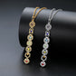 HIPEE 7 Chakra Yoga Necklace with Colorful Stone Stainless Steel Pendant for Meditation Boho Spiritual Gift