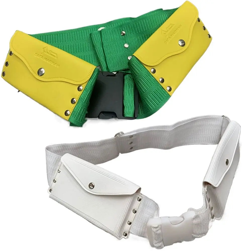 Unisex Stretchy Hajj Belt Wide Oxford Cloth Prayer Belt Studded Waist Belt Umrah Girdle