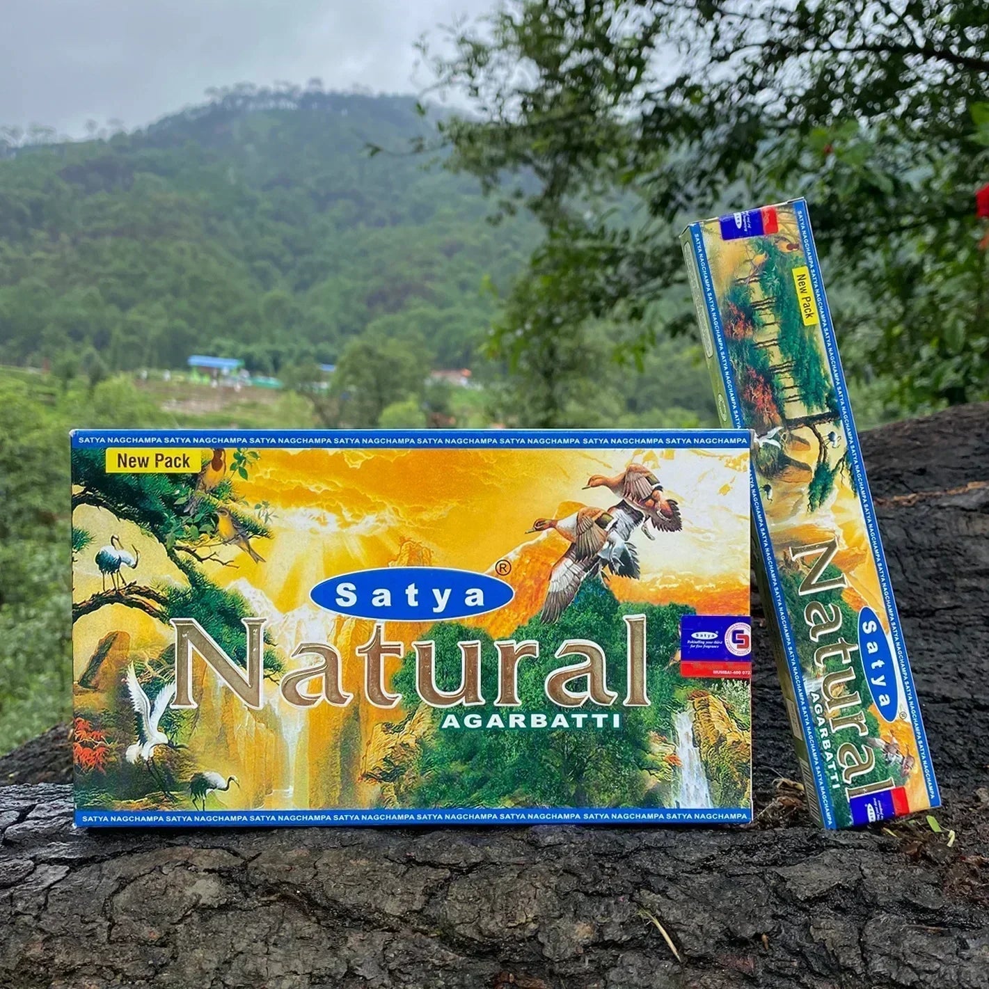 12box/6box Satya India Stick Incenses White Sage Sandalwood Palo Santo Peruvian Sacred Wood Aromatherapy Home Incense NAG Champa