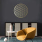 Ramadan&Eid Special  Flower of Life Metal Wall Art for Bedroom and Living Room Decor,Lotus Design as Accent Piece Above Couch