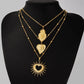 1Pc Religious Christian Catholic Sacred Heart Pendant Necklaces Stanless Steel Gothic Moth Textured Love Collares Jewelry