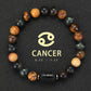 12 zodiac signs Bracelets Capricorn Taurus Cancer Virgo Pisces Bracelets Ladies Men Couples Friendship Jewelry Gift Bracelets