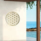 Ramadan&Eid Special  Flower of Life Metal Wall Art for Bedroom and Living Room Decor,Lotus Design as Accent Piece Above Couch