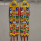 1Pcs Tibetan-Style Flags,Embroidered Eight Auspicious Symbols Pattern Hanging Banner,Nepal Temple and Chapel Altar Prayer Flag