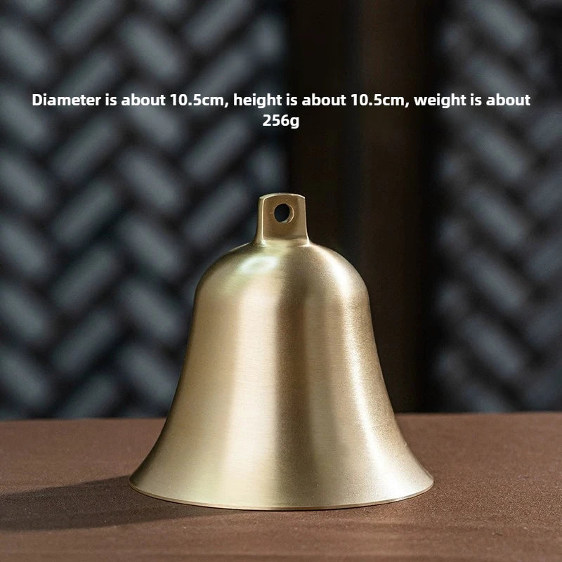 Large Chinese Style Copper Bell Buddhist Hall Wind Chime Decoration Retro Household Small Bell Buddhist Ornament Hanging