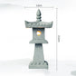 New Mini Pagoda Lantern Light Garden Statue Decorative Sand Stone Micro Landscape Lamp Zen Yard Miniature Bonsai