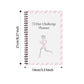 75 Day Challenge Planner Fitness Plan Weight Loss Record Book Daily Journal Notebook