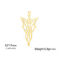 Dawapara Arwen Evenstar Pendant for Jewelry Sacred Geometric DIY Charms Blessings Symbol Stainless Steel Accessories