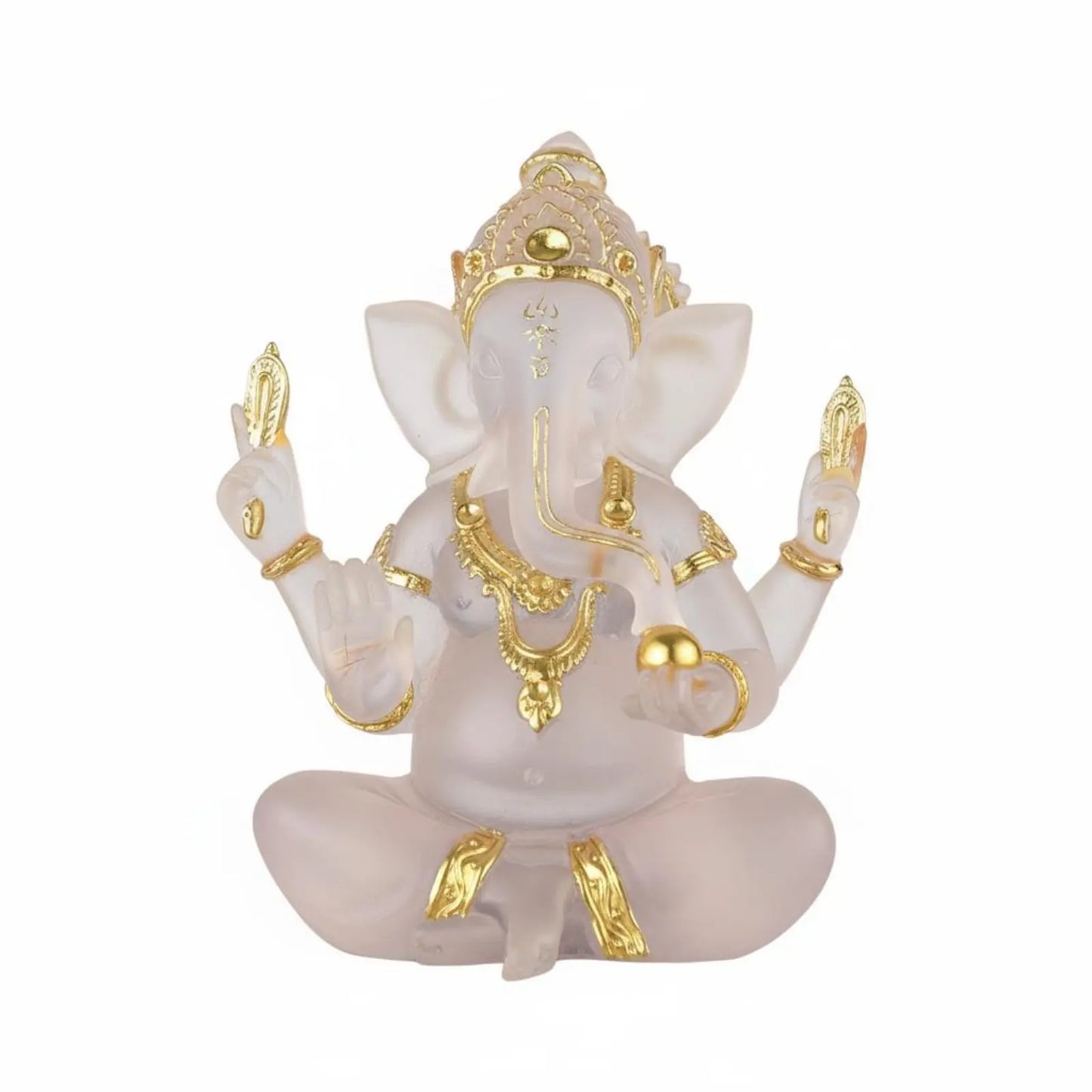 Elephant Deity Statue Statue Gift Boxed Indian Elephant God Idol Resin Elephant Deity Statue Statue Hand-Painted Elephant God