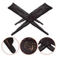 Black Foldable Detachable Wooden Carved Quran Bible Book Holder Muslim Prayer Reading Stand Book Organizer Rack,Home Decoration