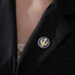 LIKGREAT Sikh Khanda Brooch Religious Spiritual Enamel Pin Badge Stainless Steel Jewelry Amulet Gift for Men Women Accessory