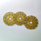 2pcs 4.5cm Gold Amulets for Good Luck Feng Shui Coins Amulet Money Prosperous Protection Zinc Alloy Auspicious Chinese Coins