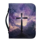 Bible Cover,Bible bag comes with a portable handle, Waterproof PU Leather Zipper Book Cover Bible Bag Bible Carrying Case M-2XL